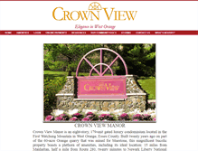 Tablet Screenshot of crownviewmanor.com